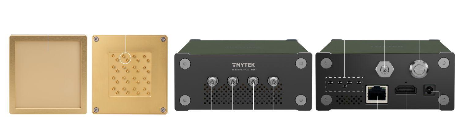 BBox Lite FR3 front and rear panel RF and control interfaces